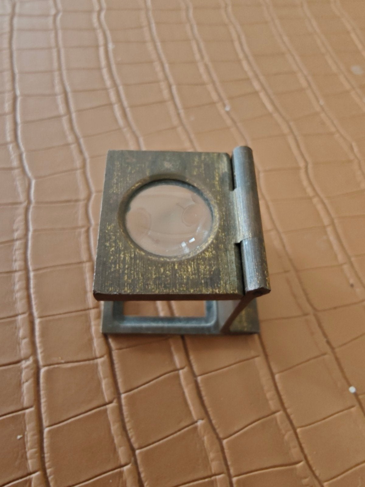 Antieke opvouwbare vergrootglas/loep, Ophalen of Verzenden, Gebruikt, Vergrootglas of Loep