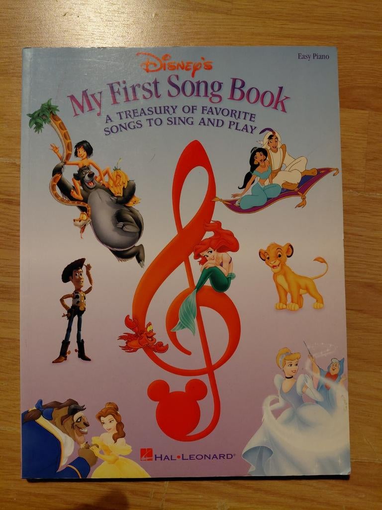 Bladmuziek Hal Leonard Disney FIRST SONG BOOK piano, Ophalen of Verzenden