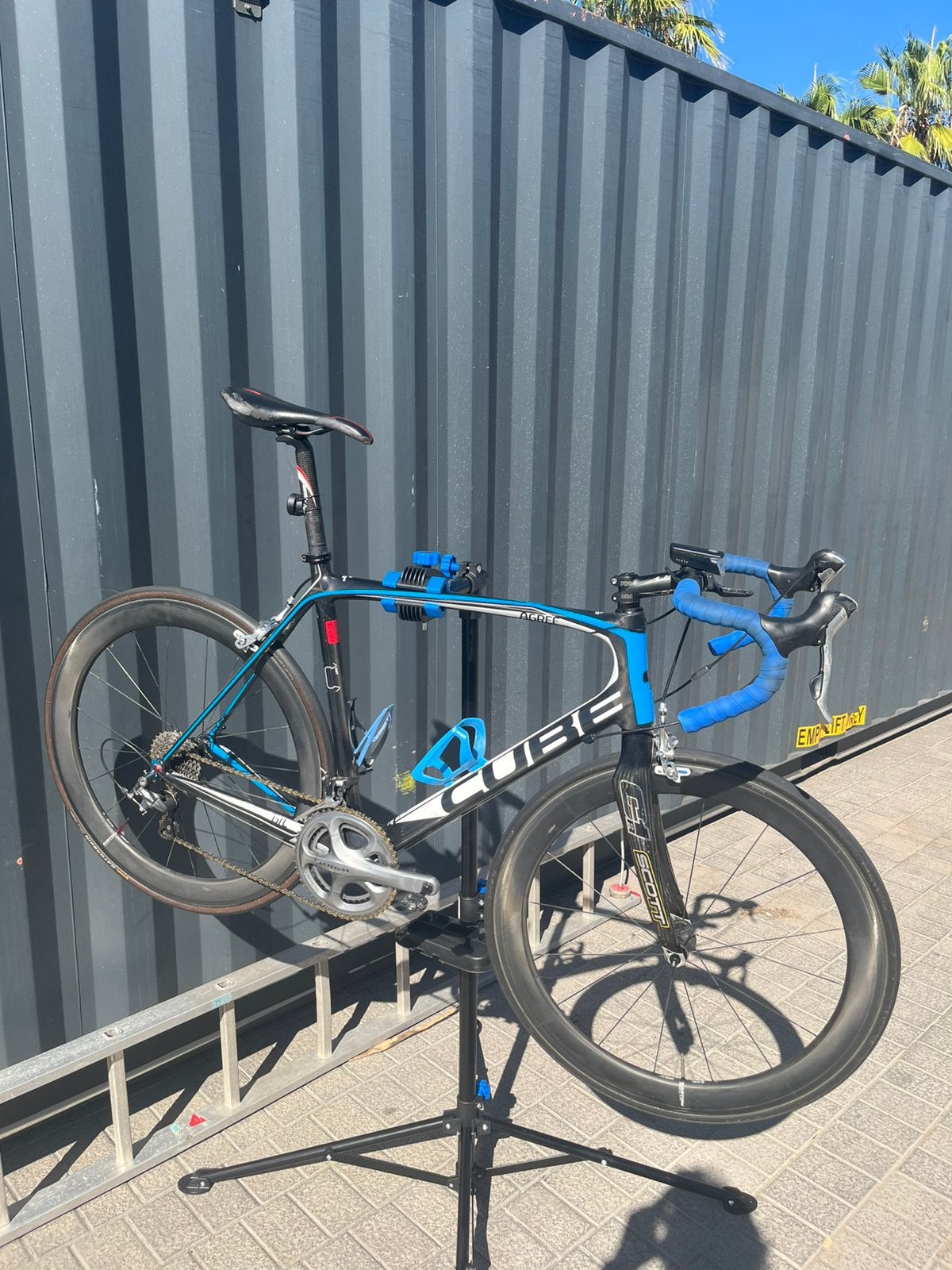 Cube Agree carbon racefiets mt 60, Ultegra + Easton EC90, 28 inch, Gebruikt, Carbon, Velgrem