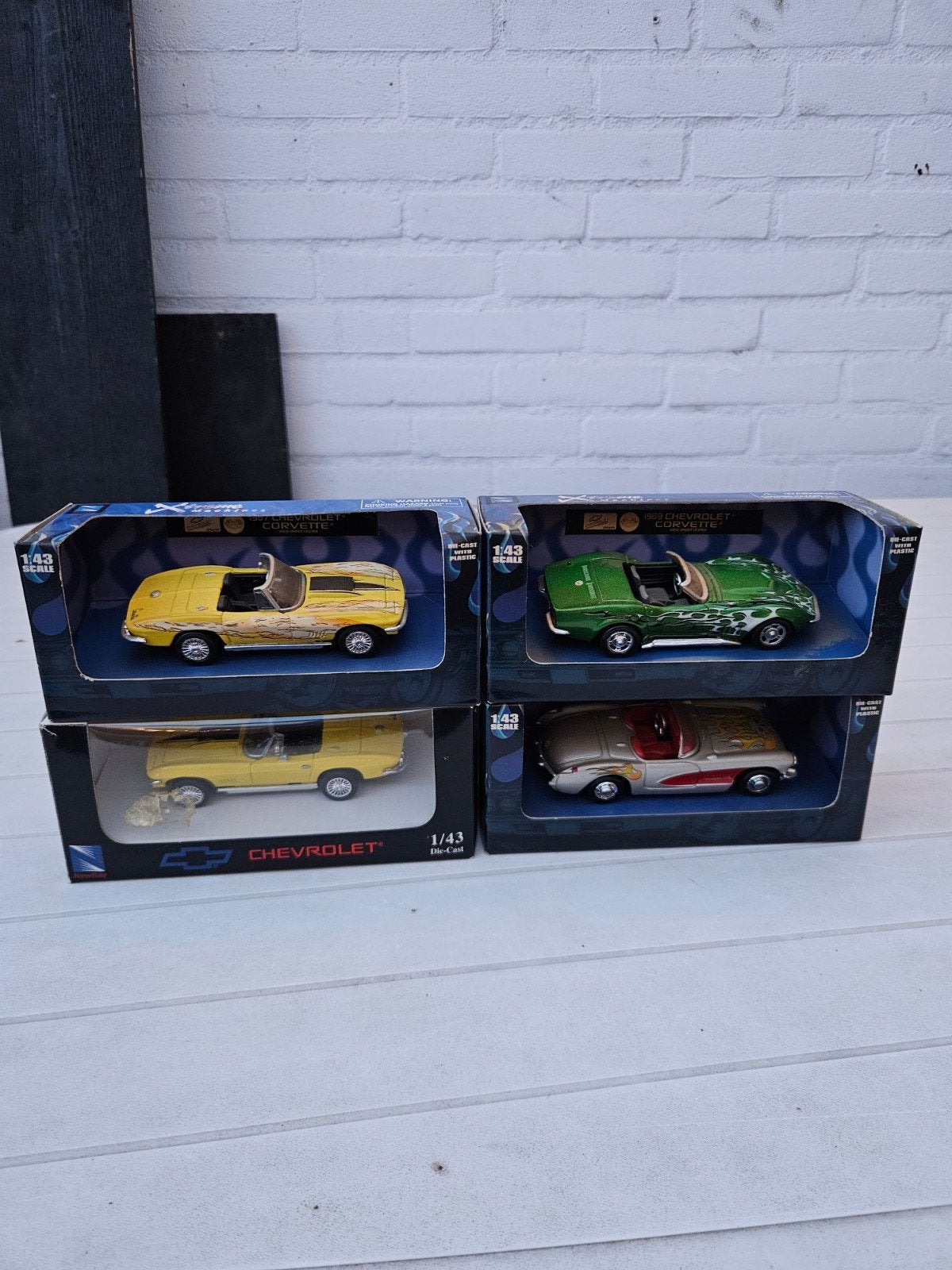 Diverse Chevrolet Corvette modellen 1:43, Ophalen of Verzenden, Zo goed als nieuw, Auto, Overige merken