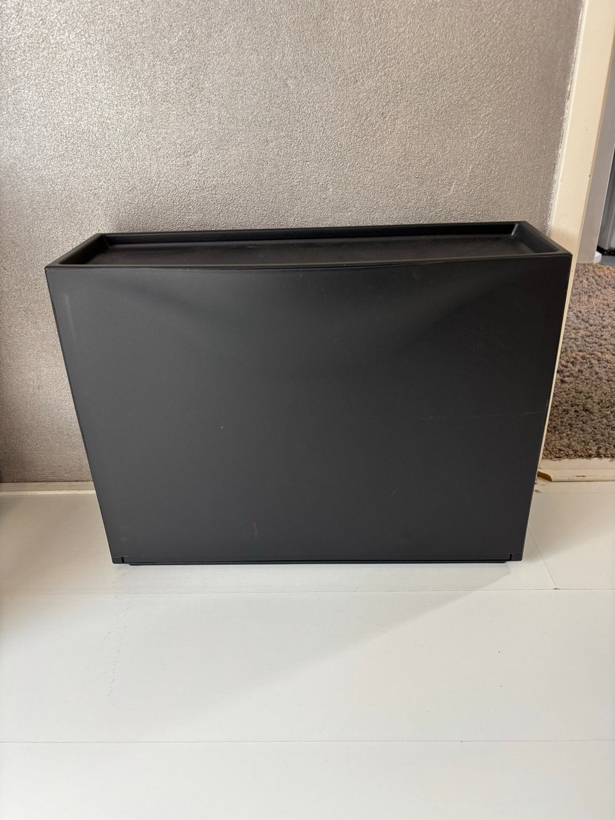 IKEA TRONES Schoenenkast / Opberger - Zwart, Ophalen, Gebruikt
