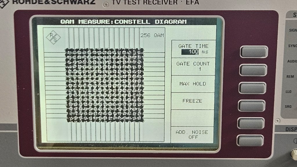 Rohde&Schwarz QAM DVB Test Receiver EFA, Telecommunicatie, Zenders en Ontvangers, Ophalen of Verzenden, Gebruikt, Ontvanger