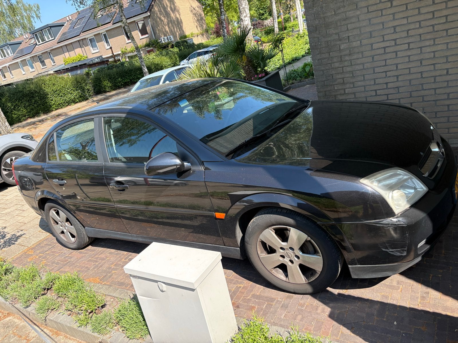 Opel Vectra 1.8 16V SDN 2003 Zwart, Auto's, Opel, 4 cilinders, 1796 cc, Origineel Nederlands, Handgeschakeld