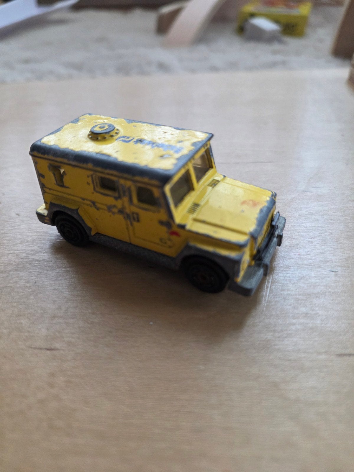 Vintage Majorette Rabobank Bank Security busje, Ophalen of Verzenden, Gebruikt