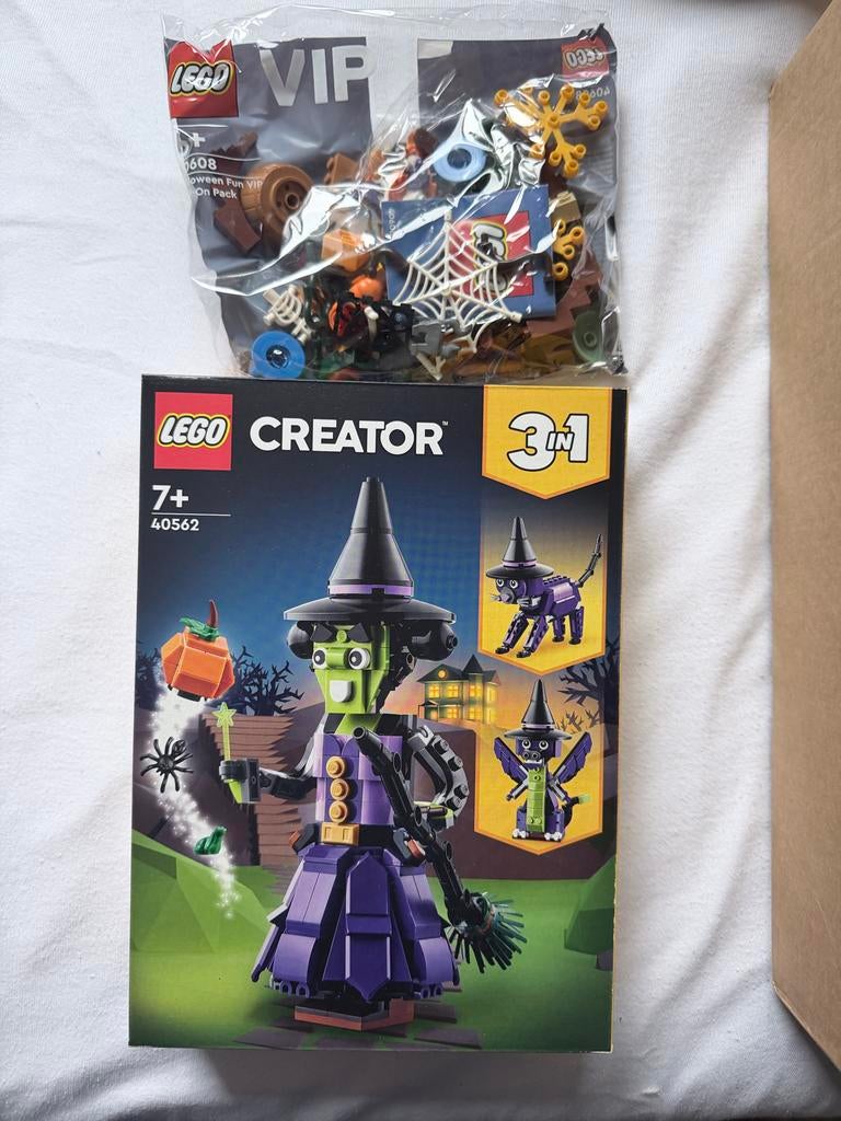 LEGO Creator 3-in-1 Heksenhuisje & Halloween Fun Pack, Ophalen of Verzenden, Nieuw, Complete set, Lego