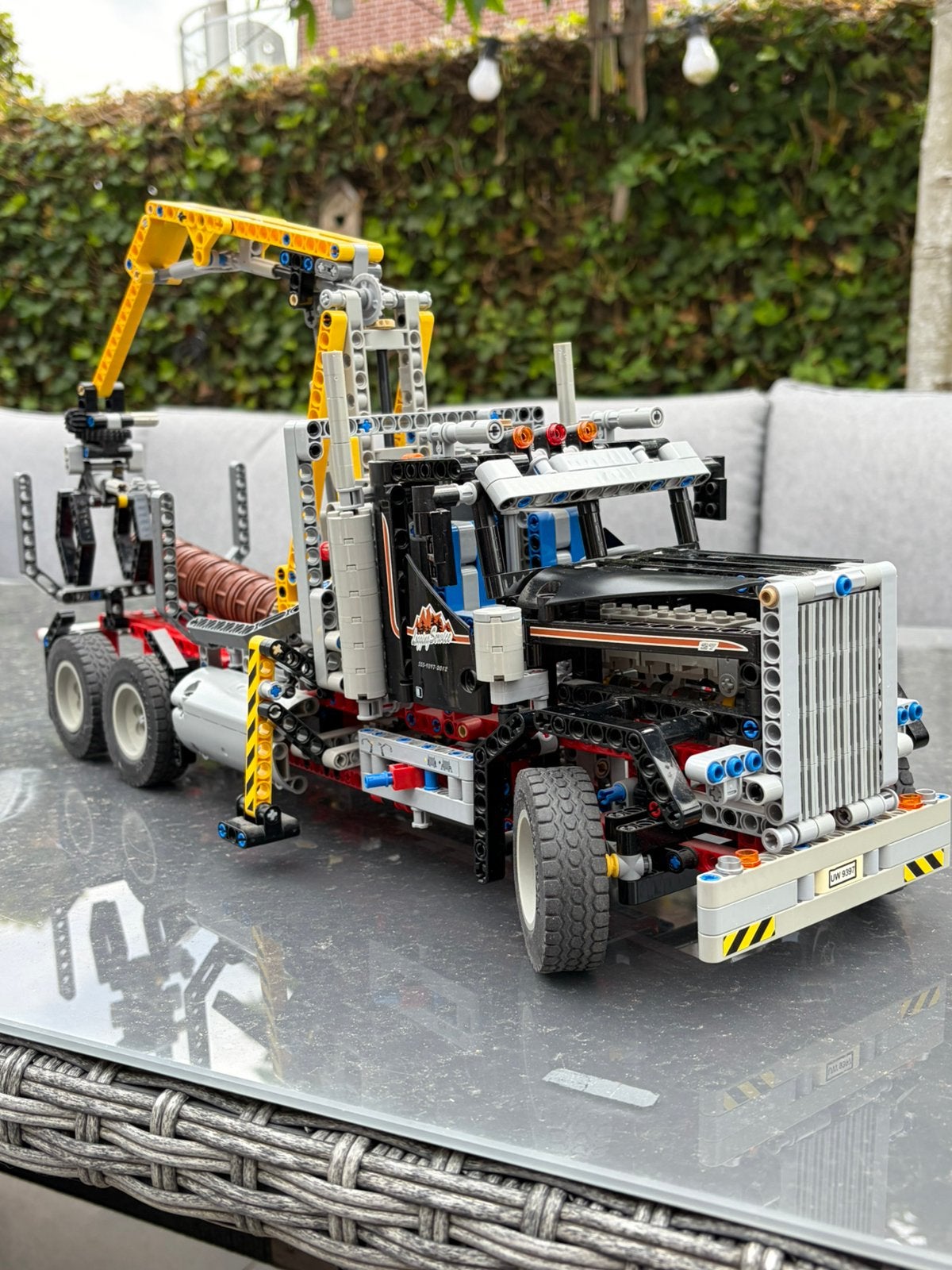 Lego Technic Boomstamtransport, Hobby en Vrije tijd, Modelbouw | Radiografisch | Overige, Ophalen, Gebruikt