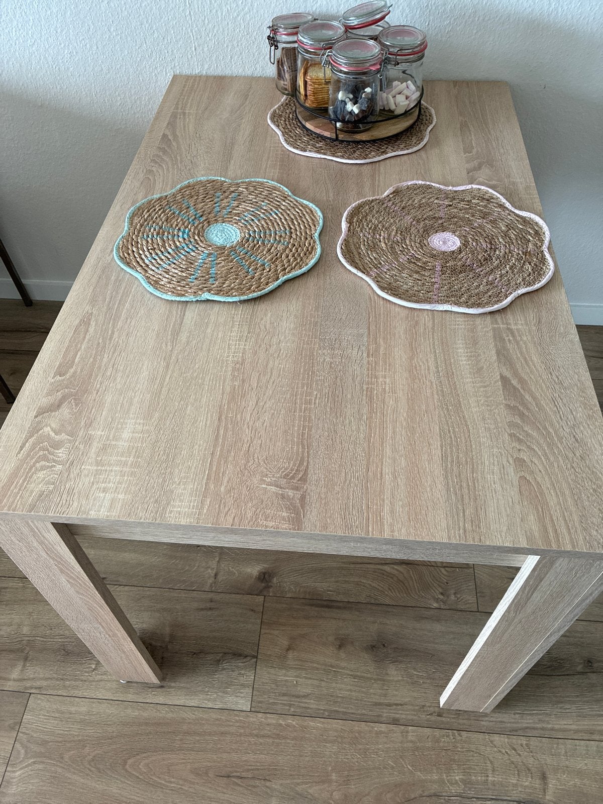 MDF Tafel 120x80 cm - Licht Houtkleur, Huis en Inrichting, Ophalen, Overige materialen, Gebruikt, 100 tot 150 cm