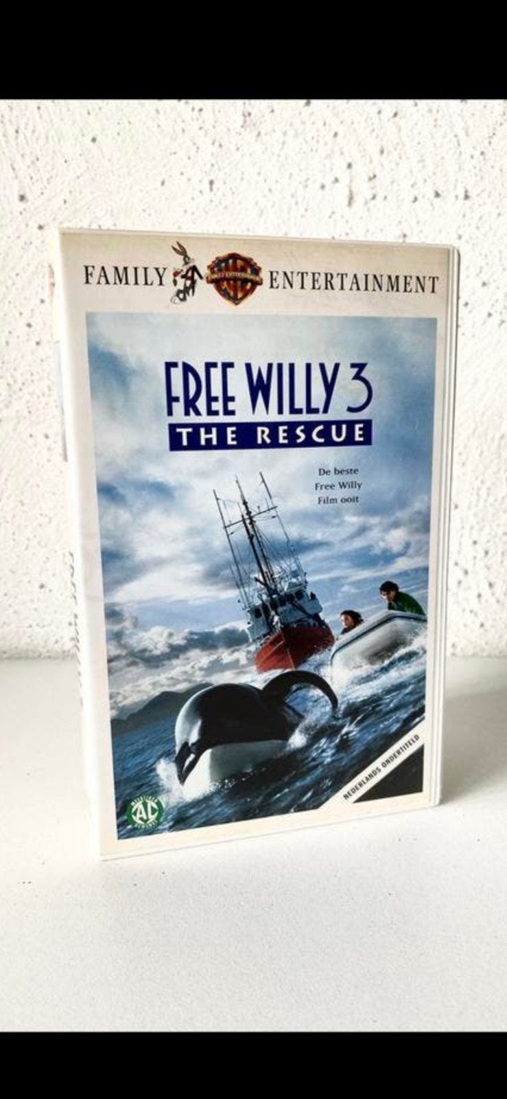 vhs:  ‘FREE WILLY 3: THE RESCUE’  (1997), Nederlands ondertiteld, Engels, Alle leeftijden, Ophalen of Verzenden