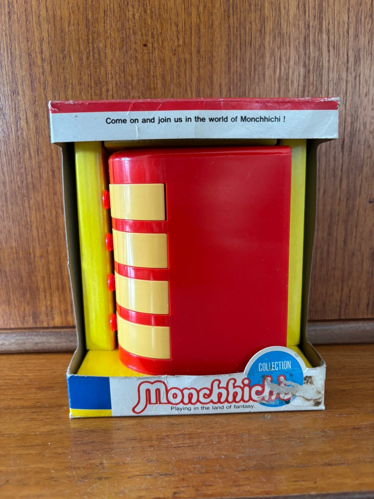 Vintage Sekiguchi Monchhichi ladekast 1974 – nr. 09582, Ophalen of Verzenden, Gebruikt