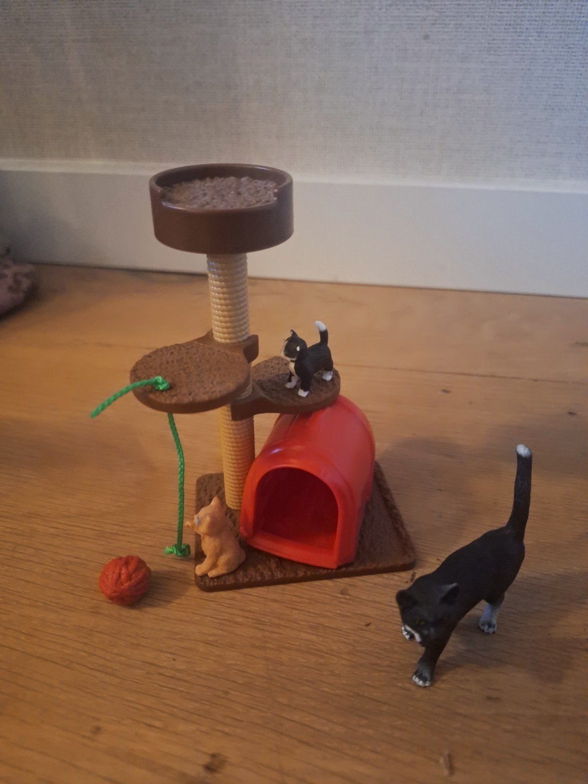 Schleich Katten set, Ophalen of Verzenden, Zo goed als nieuw, Jongen of Meisje