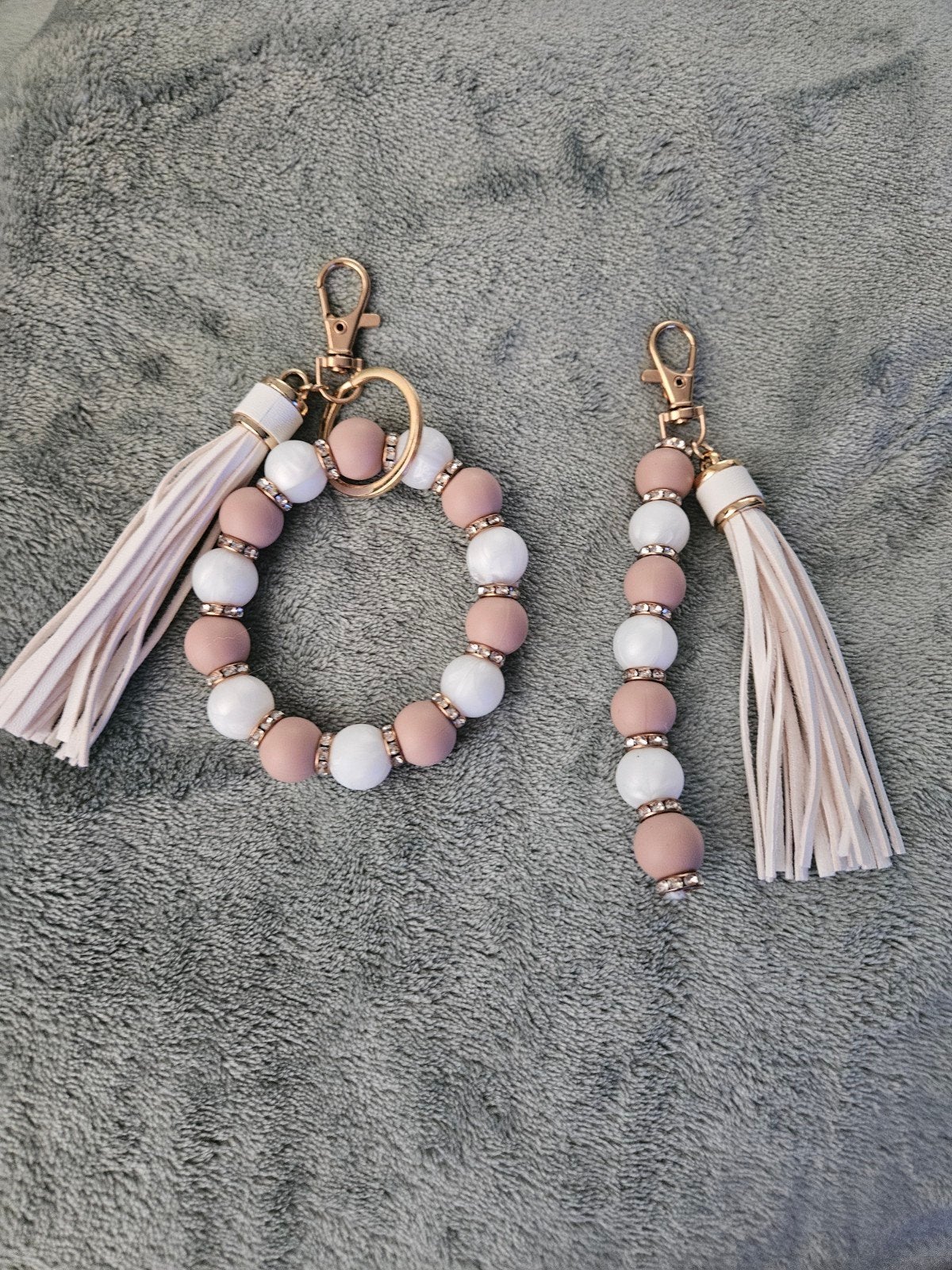 Sleutelhanger set met kralen en kwastjes, Ophalen of Verzenden, Nieuw, Overige typen