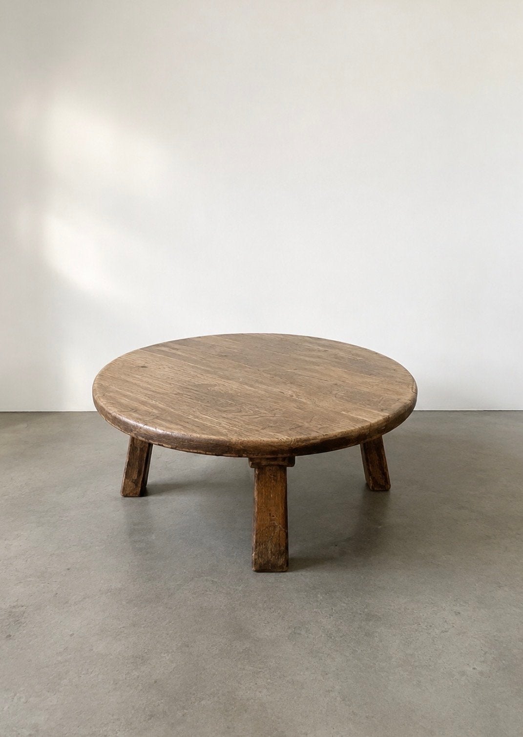 Vintage salontafel, Huis en Inrichting, Tafels | Salontafels, Ophalen, Gebruikt, 100 tot 150 cm, Rond