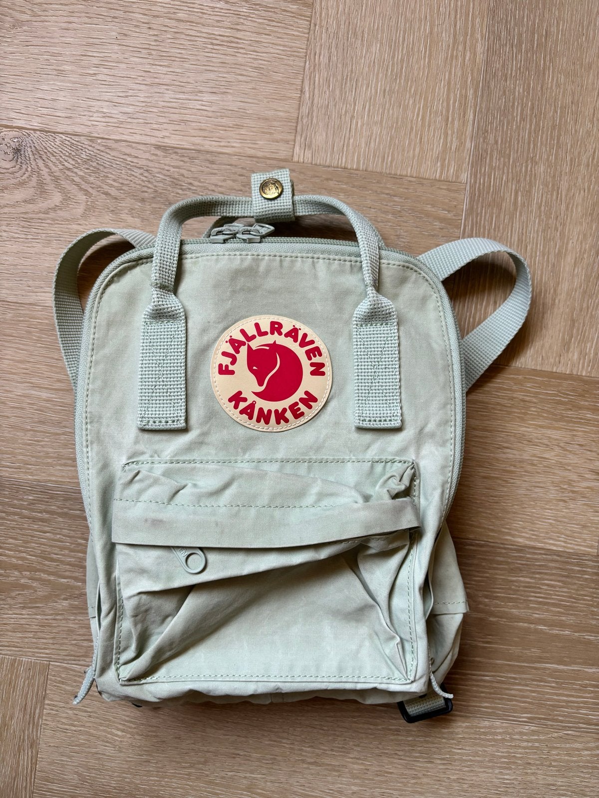 Fjällräven Kånken Mini Rugzak - Lichtgroen, Gebruikt, Minder dan 30 cm, Minder dan 25 cm, Ophalen