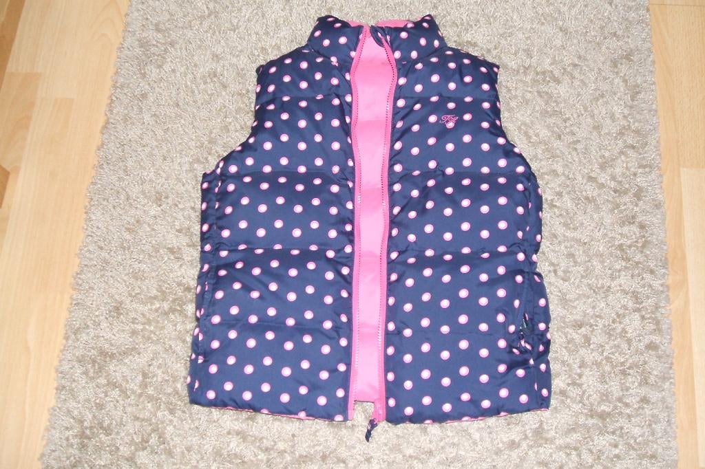 NIEUWE Tommy Hilfiger bodywarmer dubb. zijdig mt. L 12 / 14, Kinderen en Baby's, Kinderkleding | Maat 164, Overige typen, Meisje