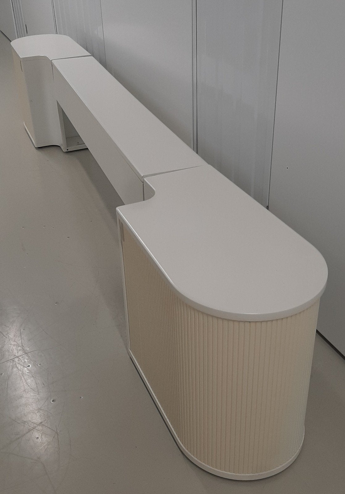 Auping Auronde achterwand met 2 kastjes, wit., Ophalen, Gebruikt, 65 cm of meer, Minder dan 55 cm