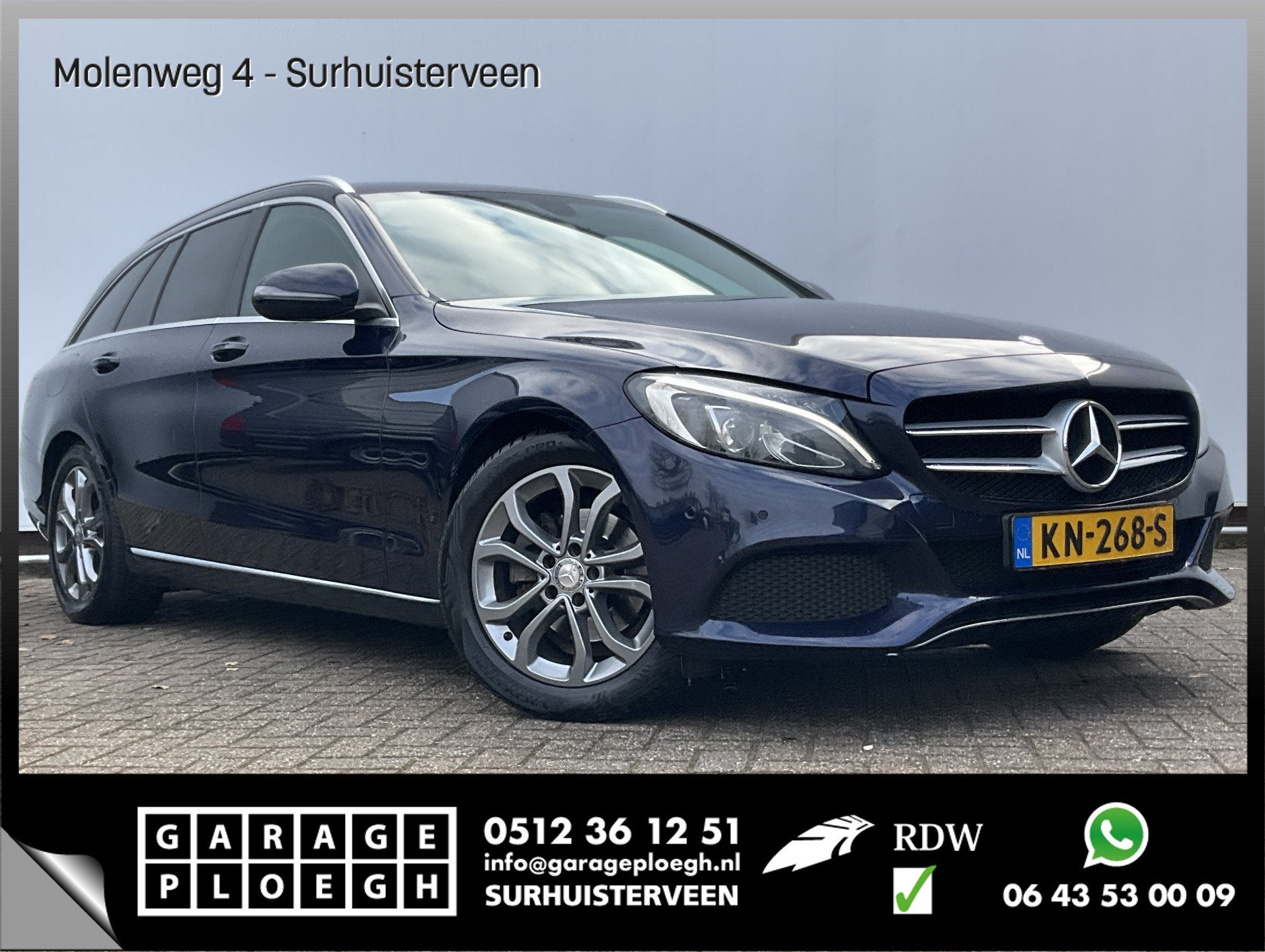 Mercedes-Benz C-Klasse Estate 180 CDI Aut7 Prestige Trekhaak, Automaat, Achterwielaandrijving, Gebruikt, Euro 6