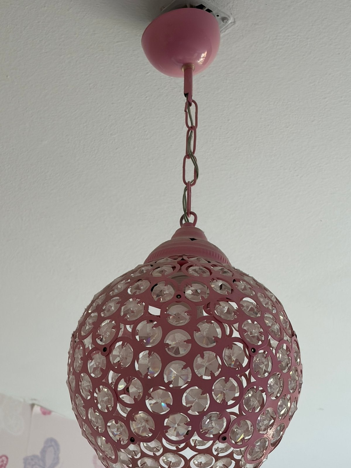 Leuke hanglamp voor  meisjeskamer, Ophalen, Zo goed als nieuw