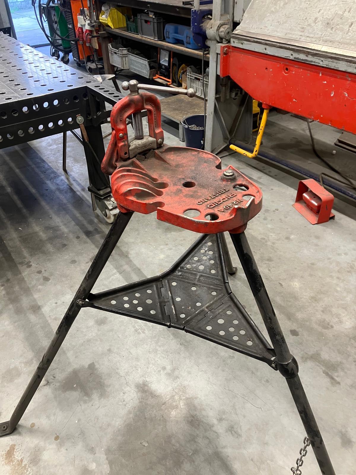 RIDGID draagdare pijpklem 3, Ophalen, Gebruikt, Inklapbaar