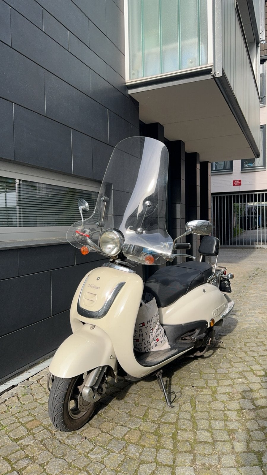 Motorino scooter met windscherm, Ophalen, Gebruikt, Benzine, Overige merken