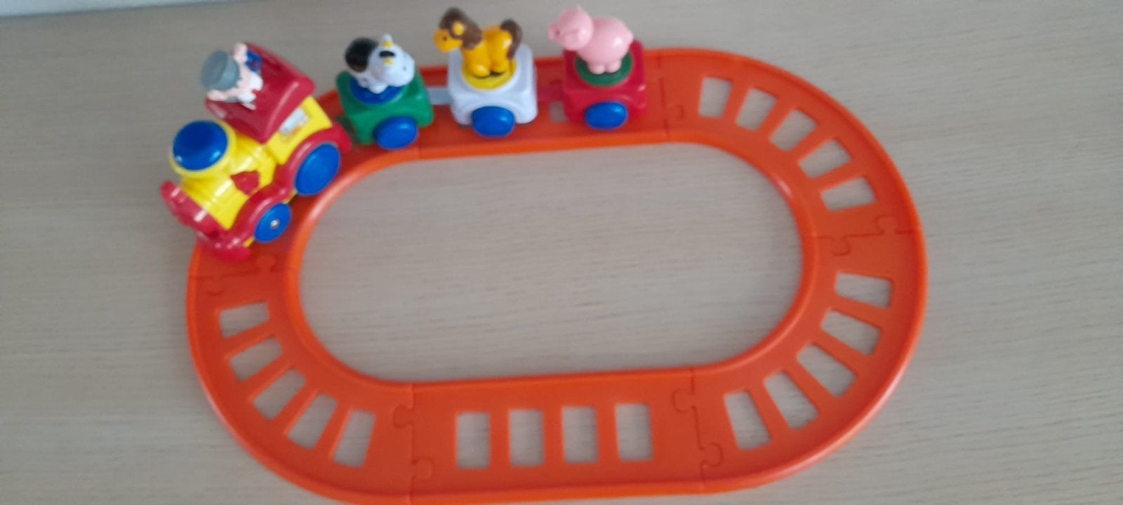 Leuke speelgoedtrein met dieren en geluid, Ophalen of Verzenden, Gebruikt, Overige typen, Met geluid
