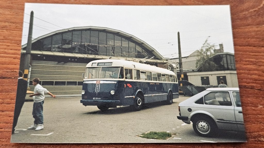 Foto BUS GVA Arnhem Trolleybus 101, Verzenden, Gebruikt, Bus of Metro, Overige typen