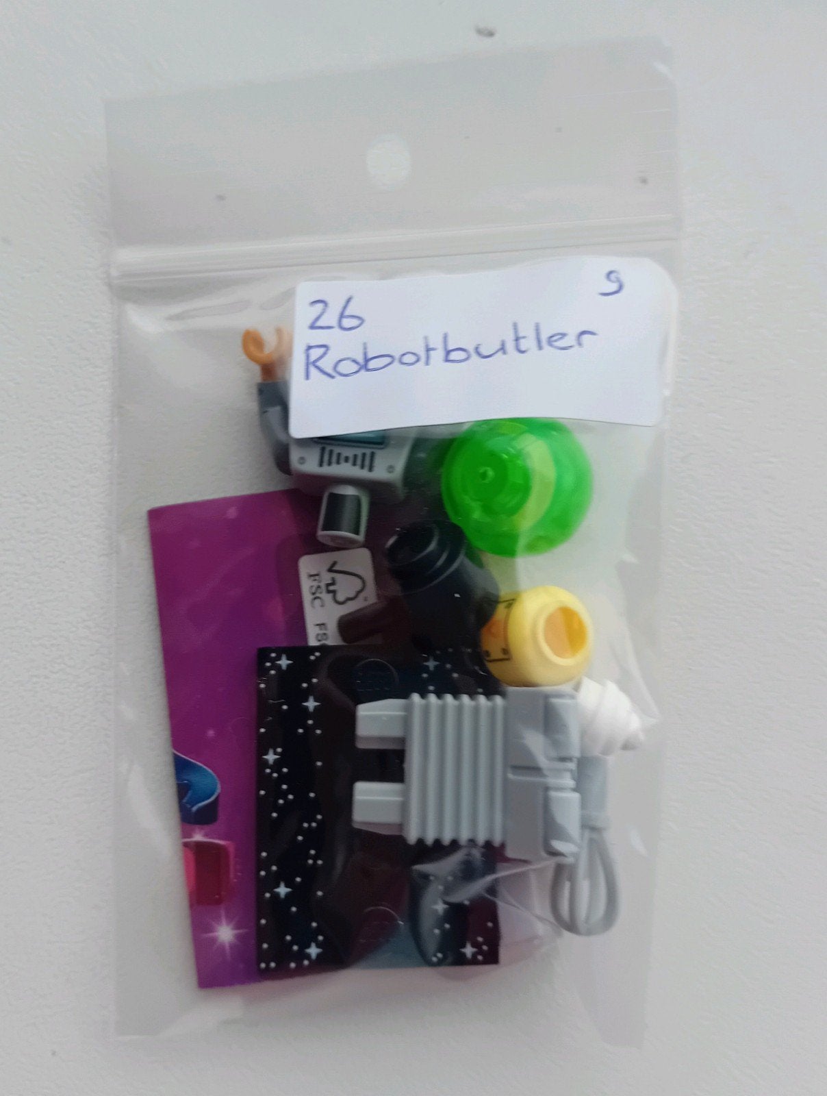 Lego minifiguur Robot butler, nieuw, CMF 26, Lego, Nieuw, Ophalen of Verzenden, Minifiguur