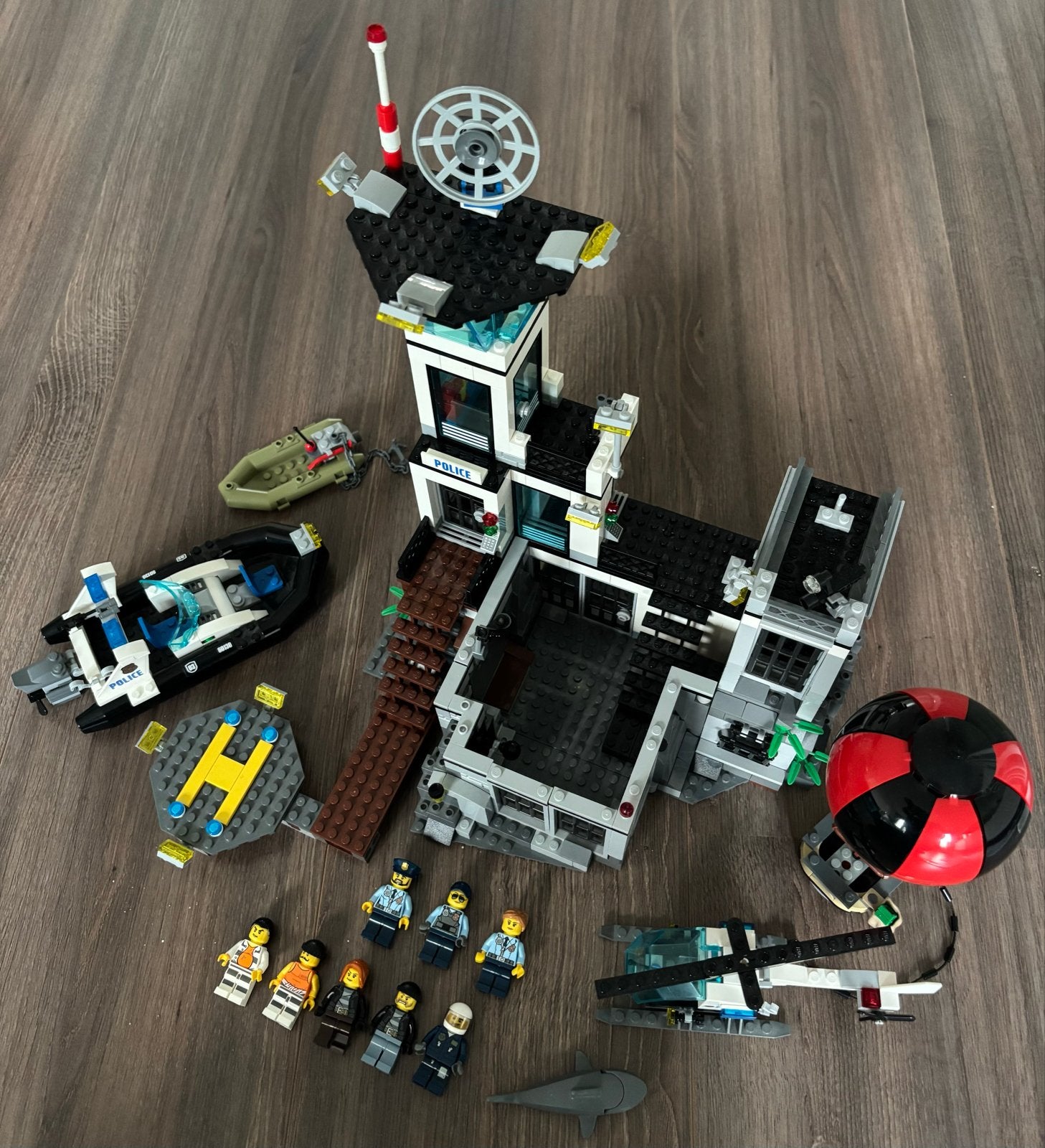 Lego City 60130 Gevangenis Eiland, Lego, Ophalen of Verzenden, Complete set, Inclusief instructies