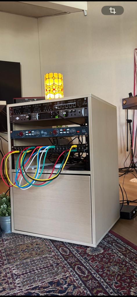 Studio Rack 19' 8U + kastje, Ophalen, Zo goed als nieuw