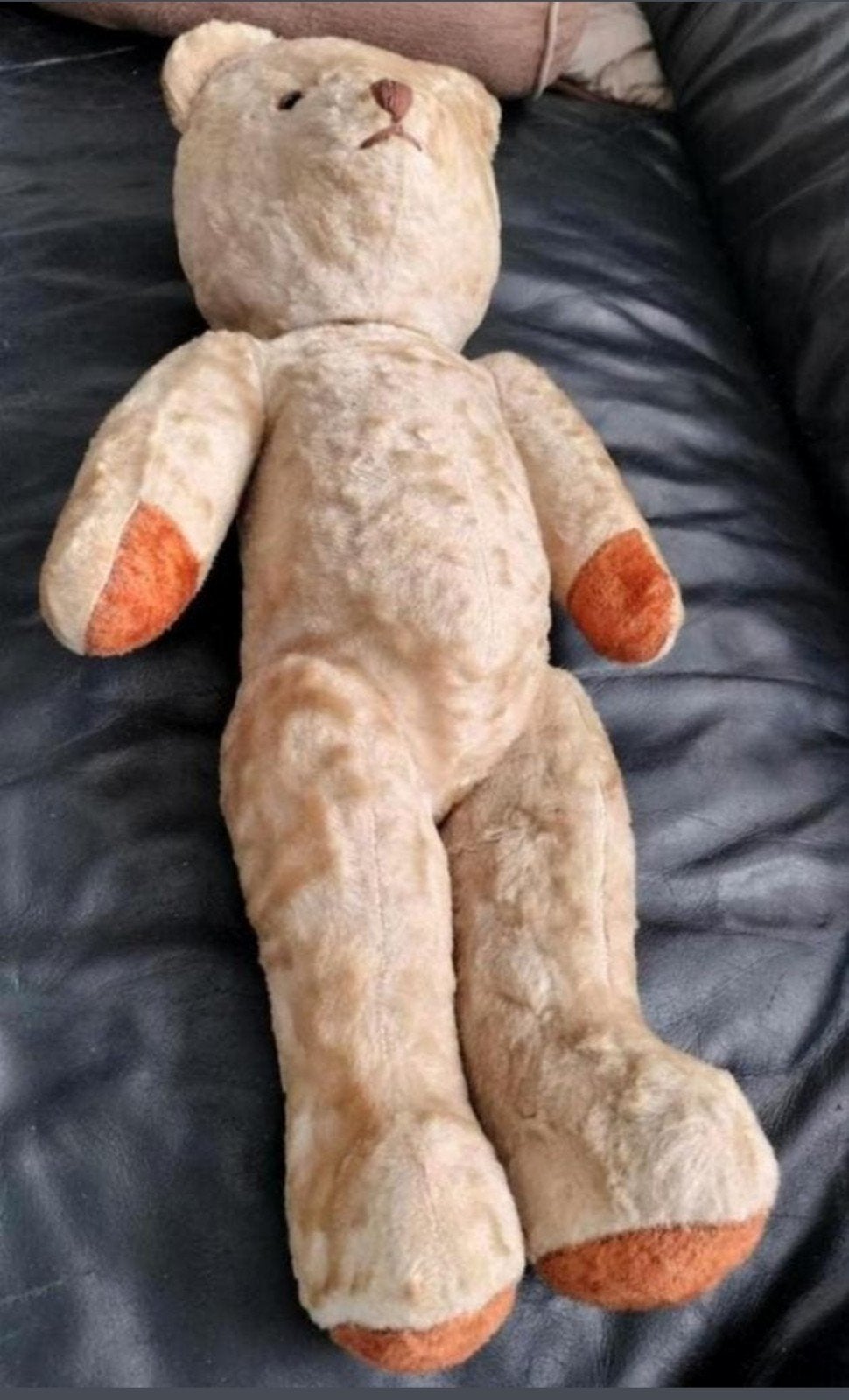 BILLY .60 jaar oude teddybeer wil op pad, Ophalen of Verzenden, Zo goed als nieuw, Stoffen beer, Overige merken