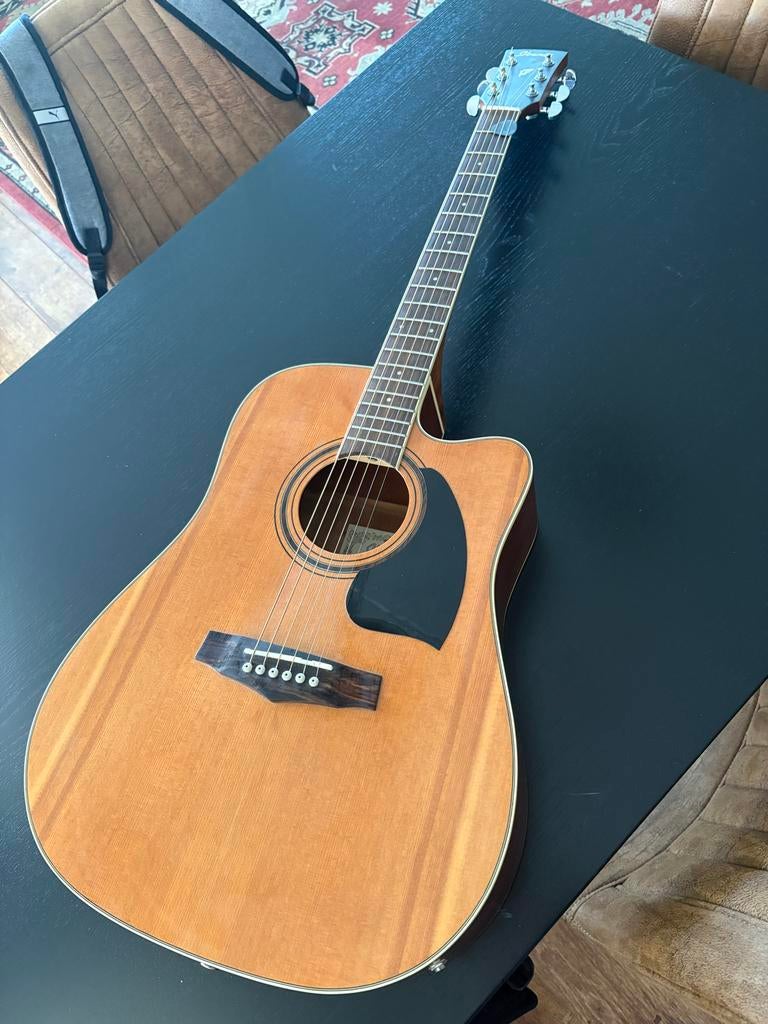 Ibanez PF17ECE LG akoestische gitaar met element, Ophalen, Gebruikt, Western- of Steelstringgitaar, Met (piezo-)element