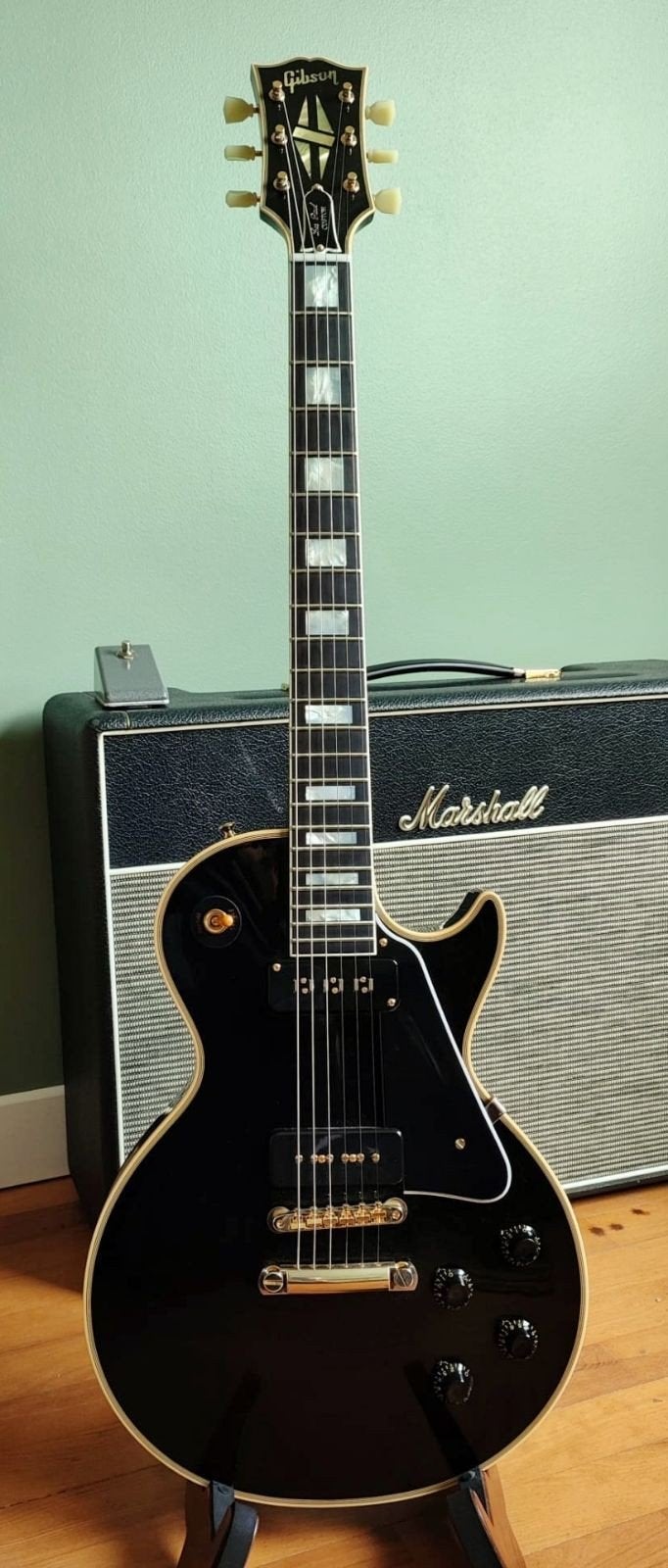 Gibson Custom Shop Les Paul Custom 54/68, Muziek en Instrumenten, Ophalen, Zo goed als nieuw, Solid body, Gibson