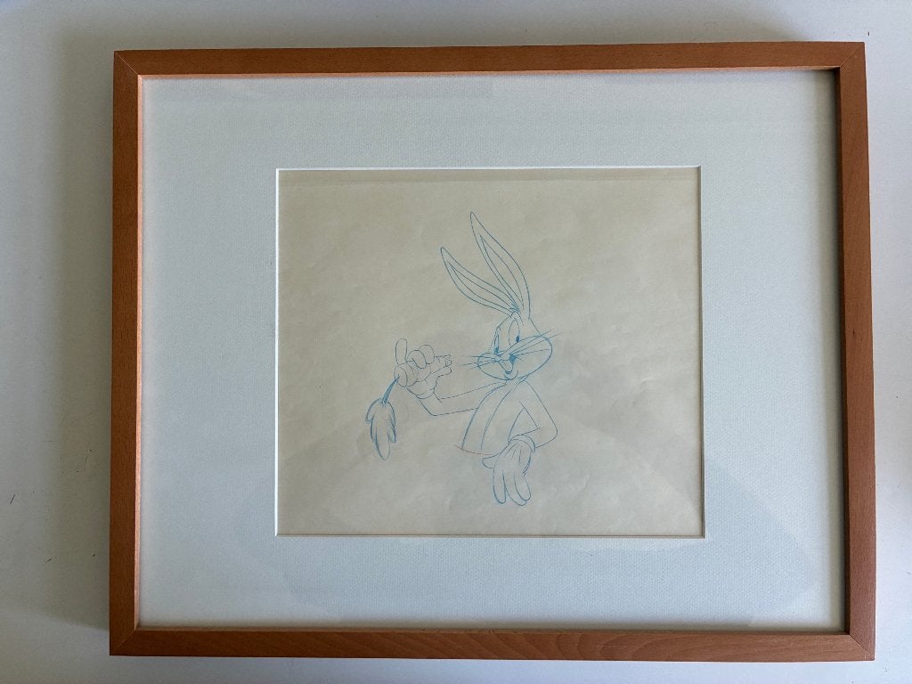 BUGS BUNNY original animation drawing SPACE JAM 1990's, Ophalen, Looney Tunes, Gebruikt, Overige typen