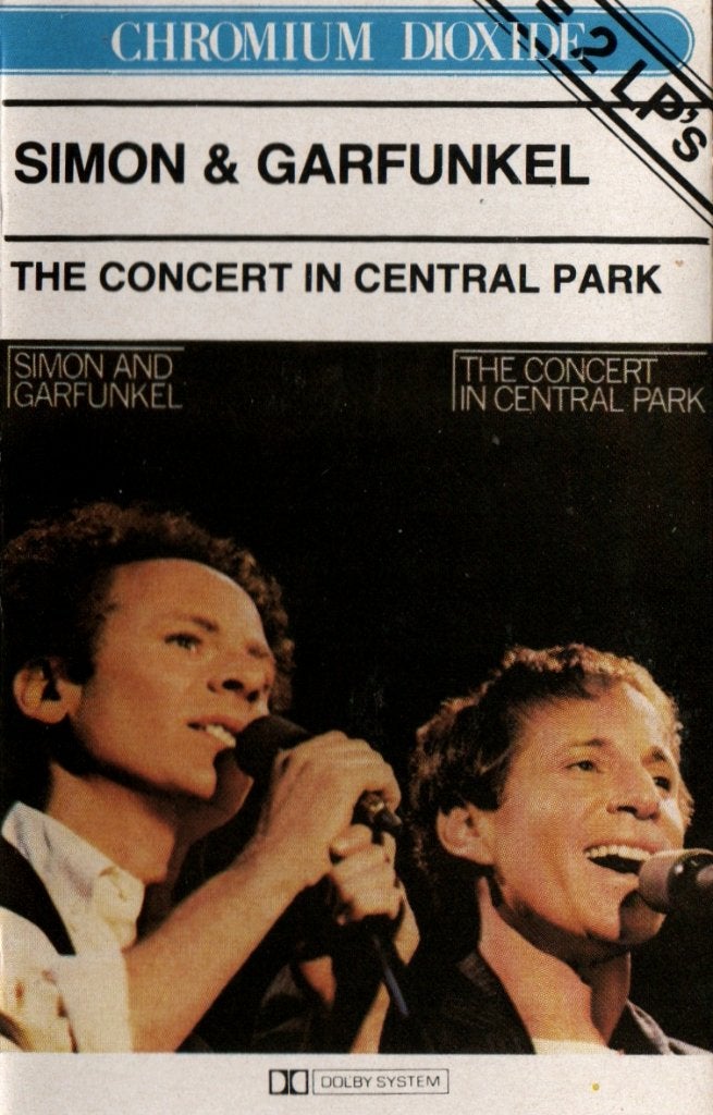 Cassettebandje Simon & Garfunkel – Concert In Central Park, Ophalen of Verzenden, Gebruikt, Pop, 1 bandje