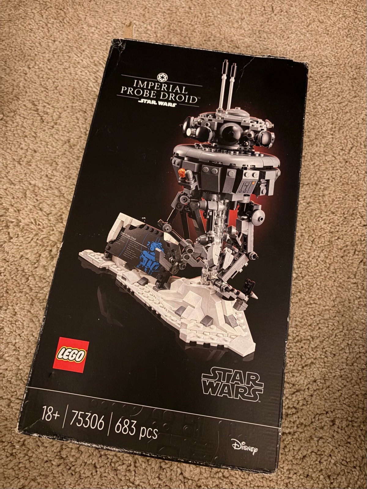 LEGO Star Wars Imperial Probe Droid 75306 - Geopend, Star Wars, Lego, Ophalen of Verzenden, Zo goed als nieuw
