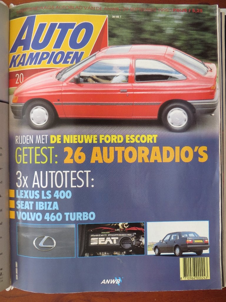 Autokampioen 20 1990 Volvo 460, Lexus LS400, Ford Escort, Ophalen of Verzenden, Nieuw, Ford