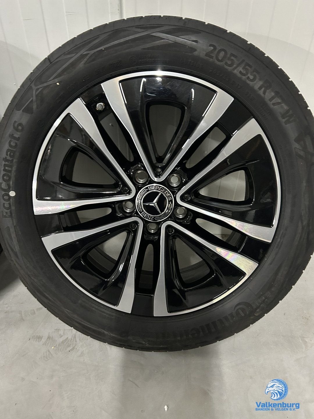 6mm! Originele Mercedes A B CLA Klasse W177 W247 C118 17 inc, Gebruikt, -, -, Banden en Velgen