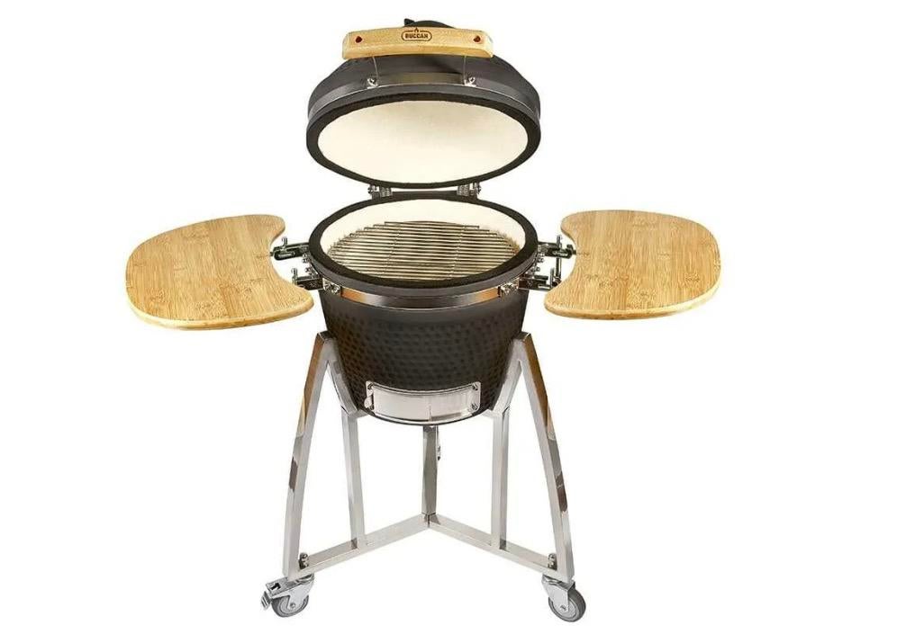 BUCCAN KAMADO BBQ 16”, NIEUW!🤩 INCL. HOES&VERHOGER, Tuin en Terras, Houtskoolbarbecues, Ophalen, Nieuw