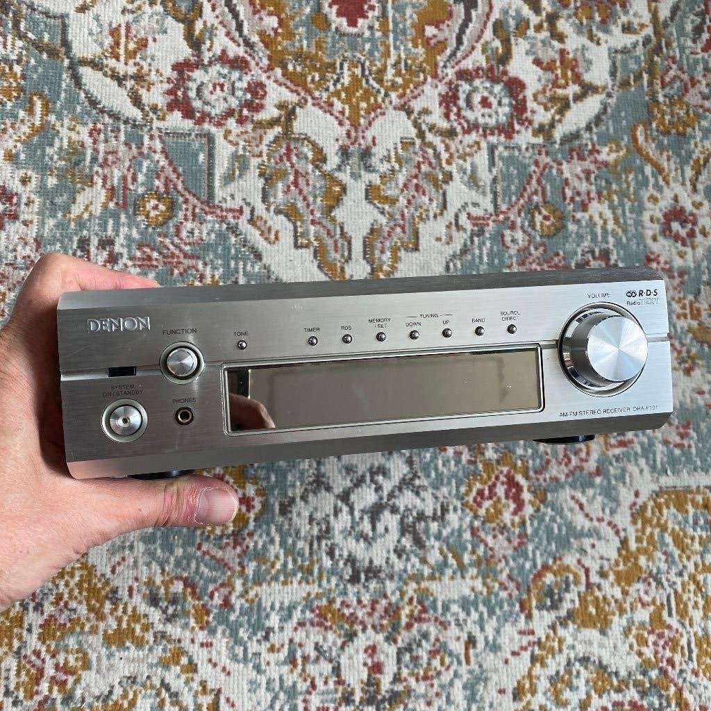 Denon DRA-F101 AM-FM Stereo Receiver, Gebruikt, Denon, Ophalen of Verzenden, Minder dan 60 watt
