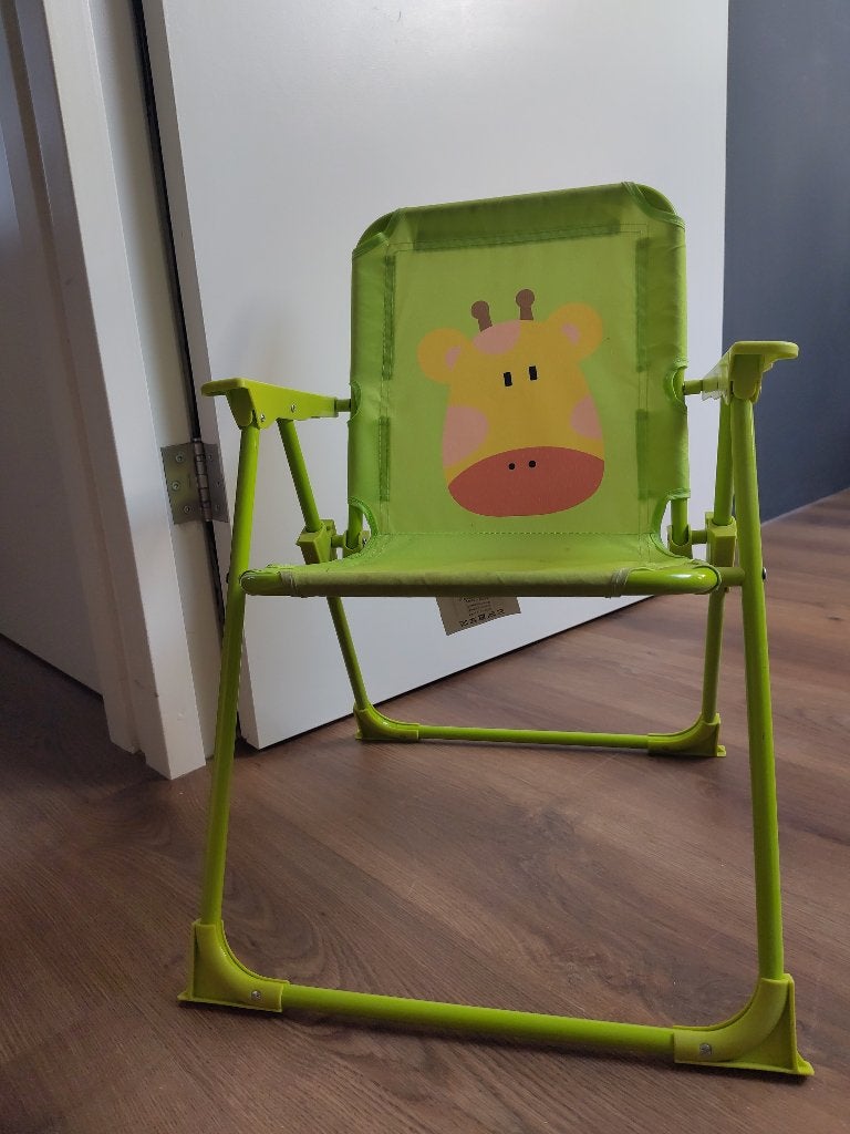 Kinder camping stoel, Ophalen of Verzenden, Zo goed als nieuw, Campingstoel