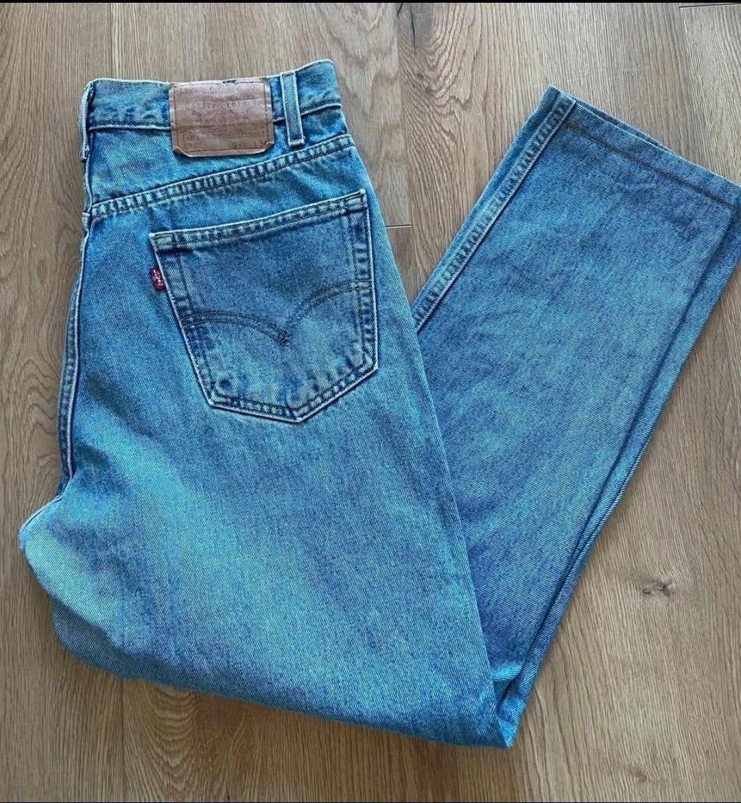 Levi's 505 Regular Fit Straight Leg Jeans W34 L34, Levi's, Blauw, Ophalen of Verzenden, W33 - W34 (confectie 48/50)