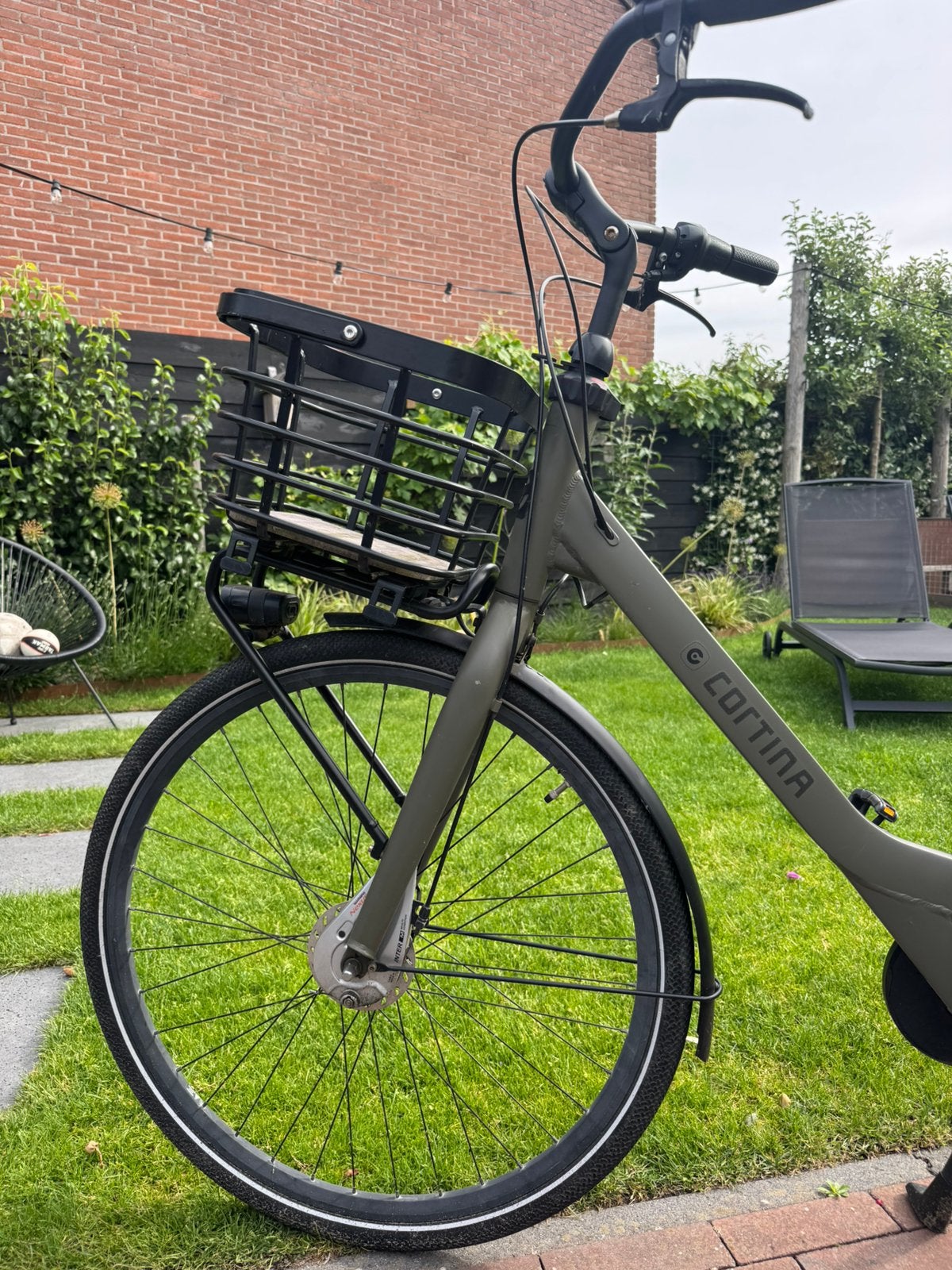 Cortina Common 57, Stone Bridge Matt,, Fietsen en Brommers, Fietsen | Dames | Damesfietsen, 56 cm of meer, Ophalen, Gebruikt, Overige merken
