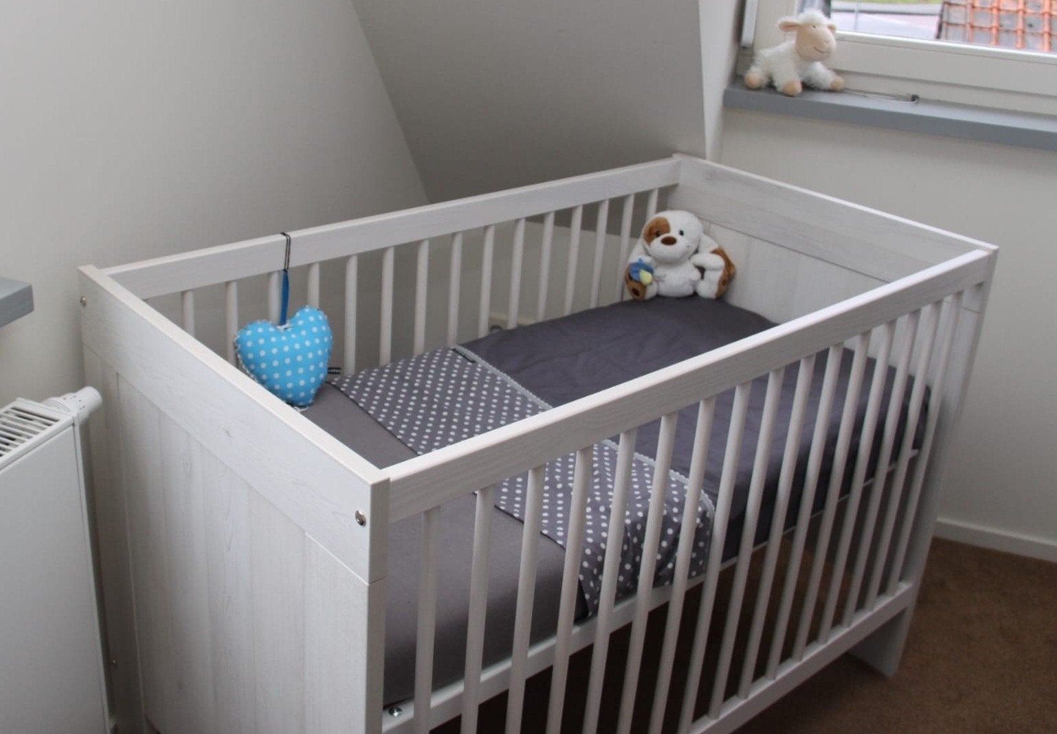 Babykamer licht grijs, Kinderen en Baby's, Kinderkamer | Complete kinderkamers, Ophalen, Gebruikt, Jongetje of Meisje