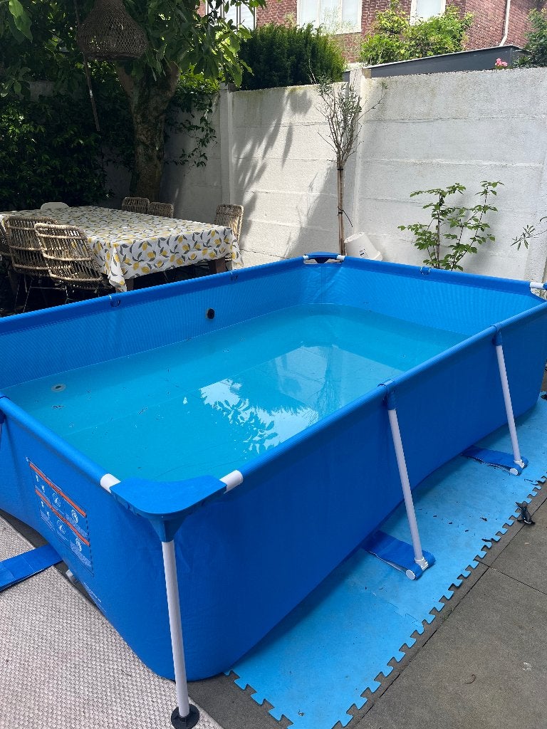 Zwembad Bestway steel pro, Ophalen, Minder dan 80 cm, Opzetzwembad, Rechthoekig