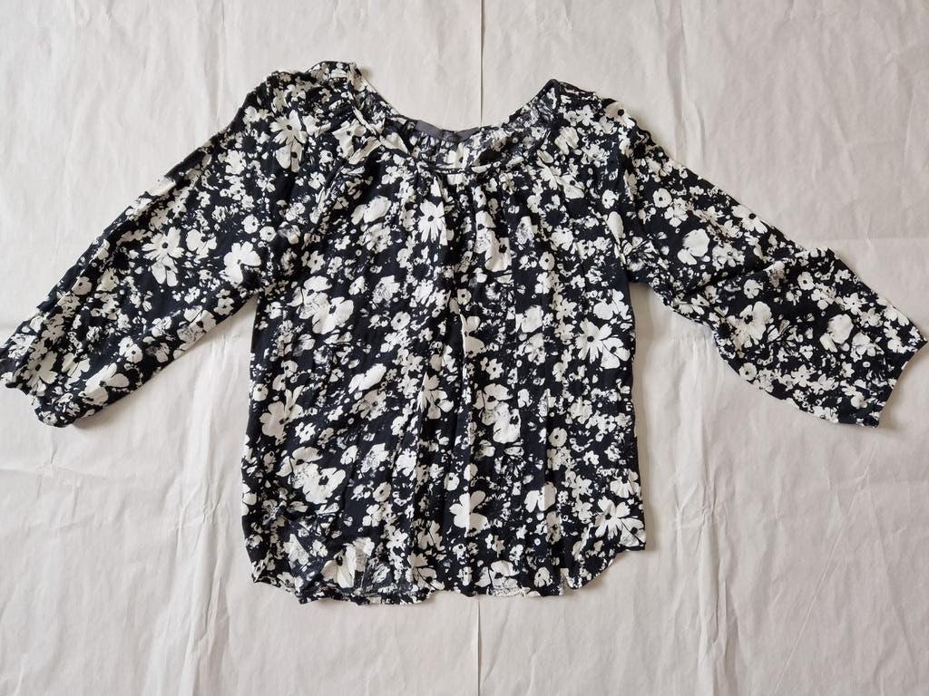 Dames blouse. Top. Shirt. Maat 38. Bloemen., Maat 38/40 (M), Overige kleuren, Ophalen of Verzenden, Zo goed als nieuw
