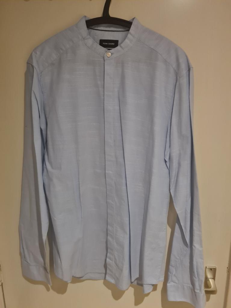 Toni Gard Heren overhemd - Lichtblauw - Maat L, Kleding | Heren, Toni Gard, Blauw, Ophalen of Verzenden, Zo goed als nieuw