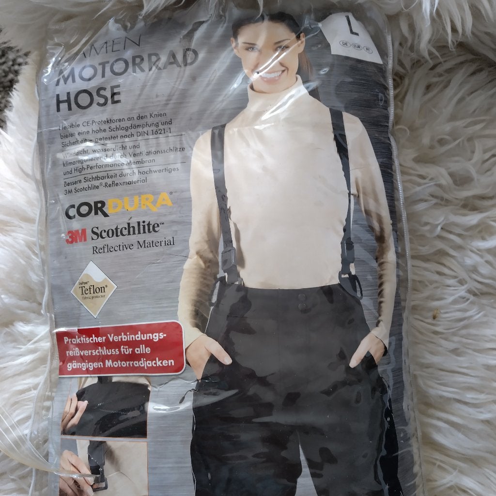 Motorbroek met uitneembare binnenbroek - Maat L, Ophalen, Onbekend, Dames, Broek | textiel