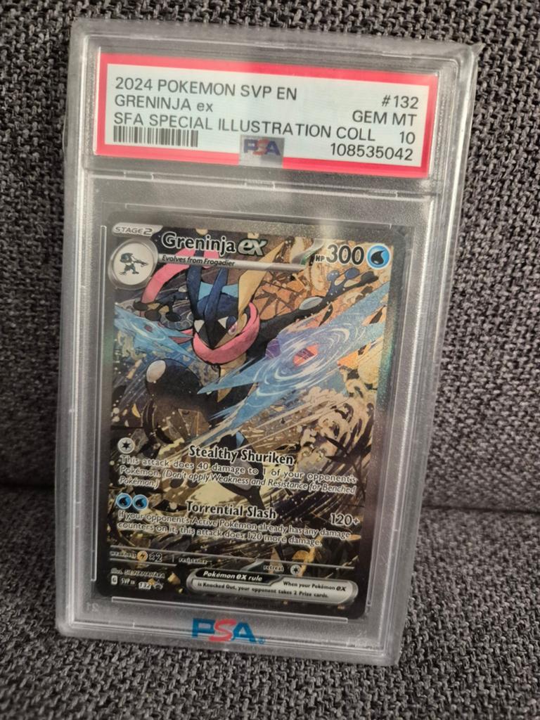 Greninja psa 10, Ophalen of Verzenden, Zo goed als nieuw