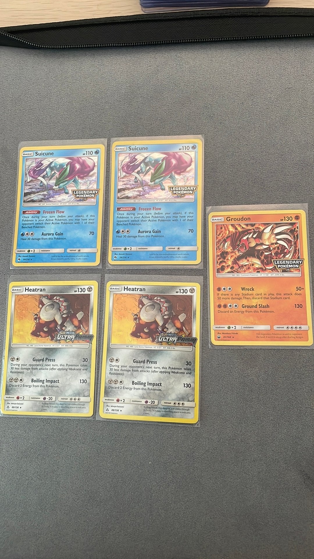 Stamp Groudon, Suicune & Heatran, Ophalen of Verzenden, Zo goed als nieuw