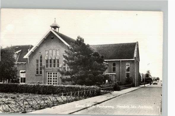 Hendrik Ido Ambacht Geref Kerk Paulusweg, Verzenden, 1940 tot 1960, Ongelopen, Zuid-Holland