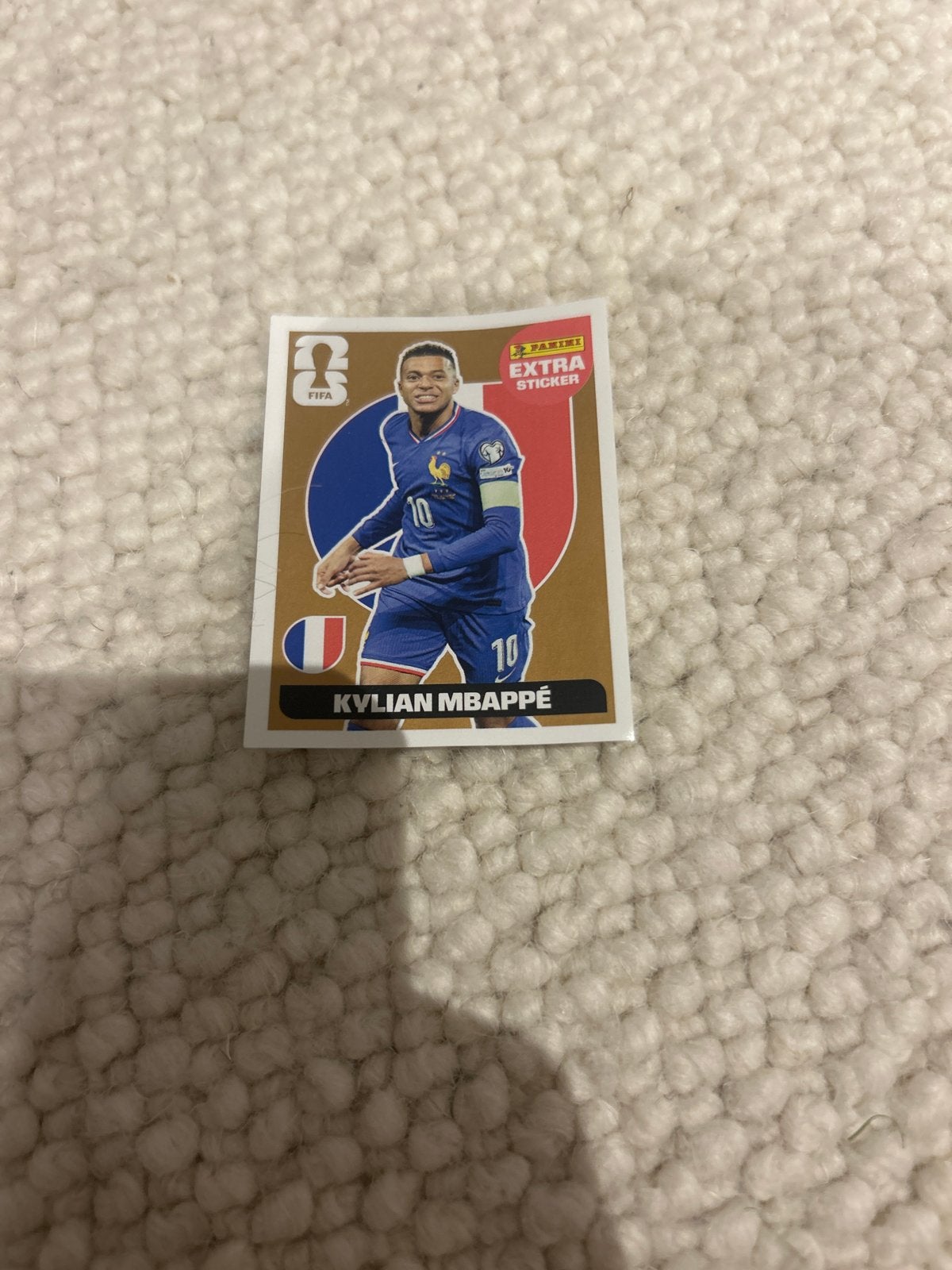 Kylian Mbappé Panini Extra Sticker FIFA World Cup 2026, Verzamelen, Stickers, Nieuw, Sport, Ophalen